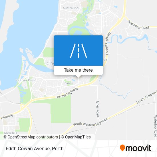 Edith Cowan Avenue map