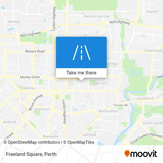 Mapa Freeland Square