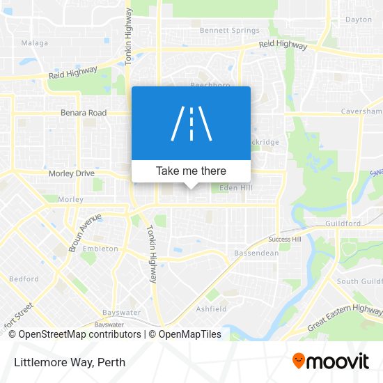 Littlemore Way map