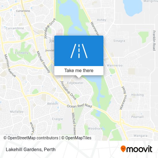 Lakehill Gardens map