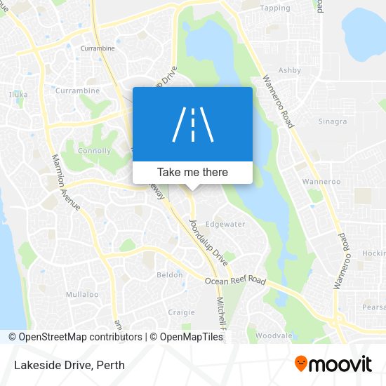 Lakeside Drive map