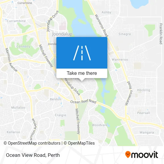 Mapa Ocean View Road