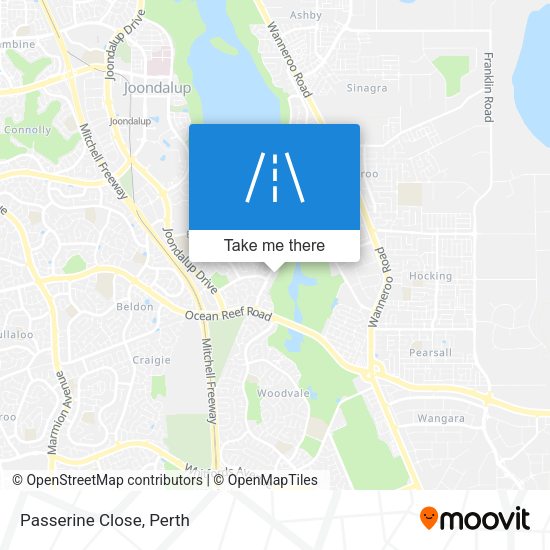 Passerine Close map