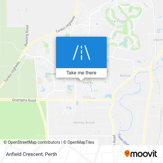 Anfield Crescent map