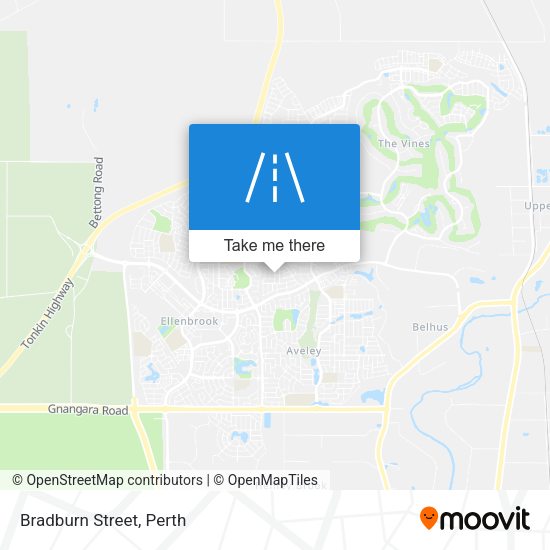 Bradburn Street map