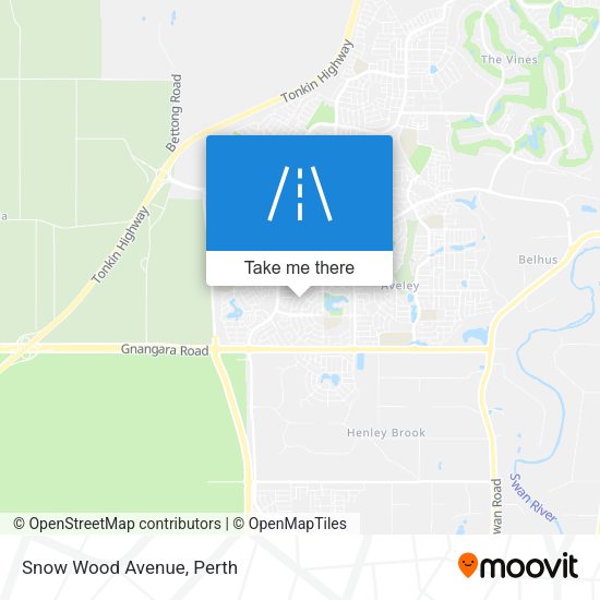 Snow Wood Avenue map