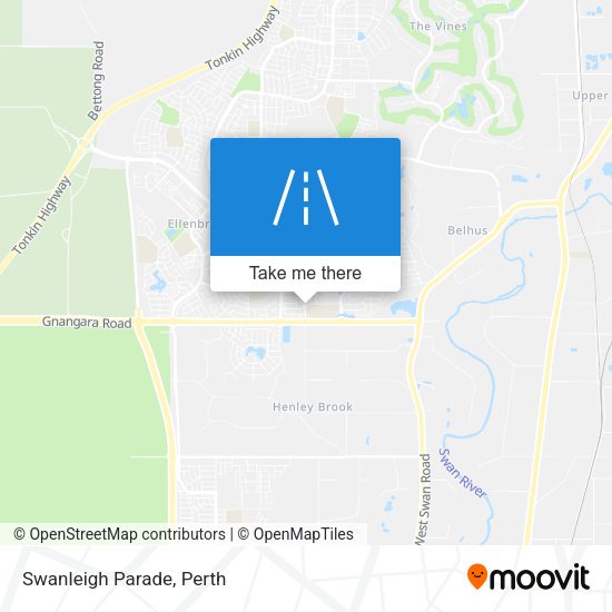 Swanleigh Parade map