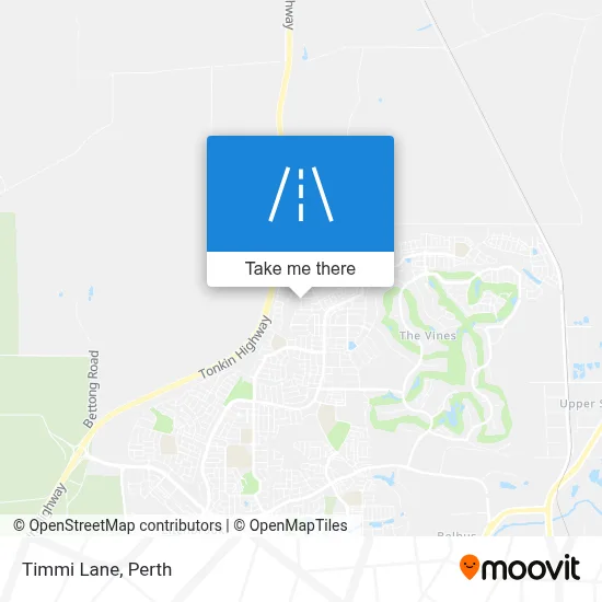 Mapa Timmi Lane