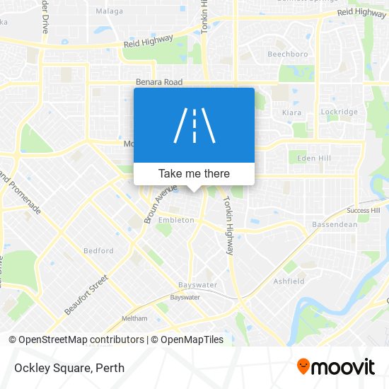 Ockley Square map