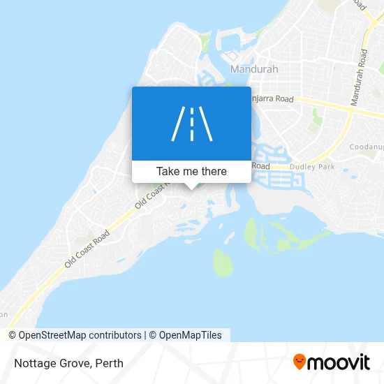 Mapa Nottage Grove