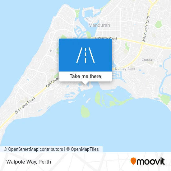 Mapa Walpole Way