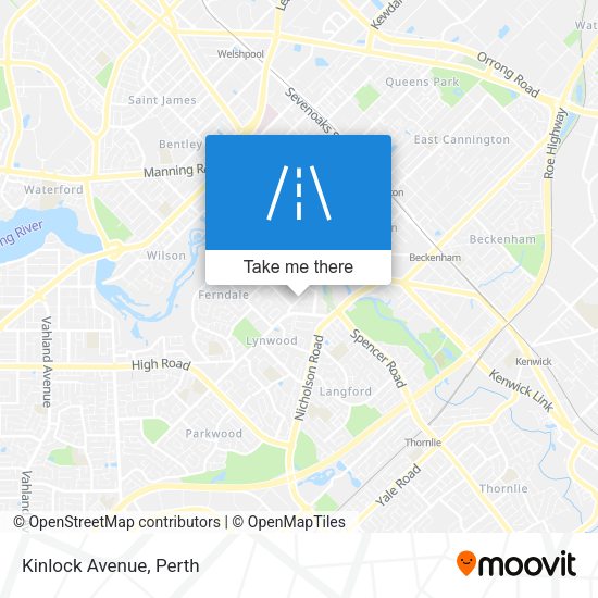 Kinlock Avenue map