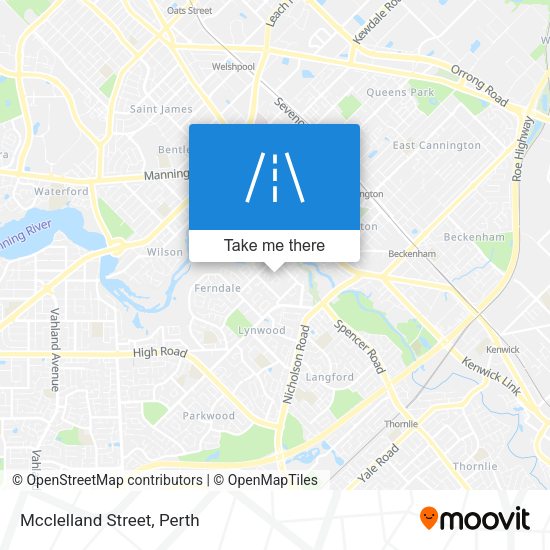 Mcclelland Street map