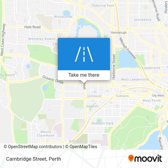 Cambridge Street map