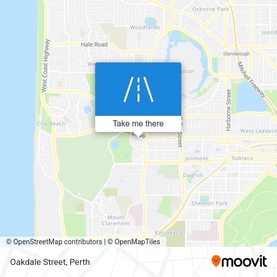 Oakdale Street map