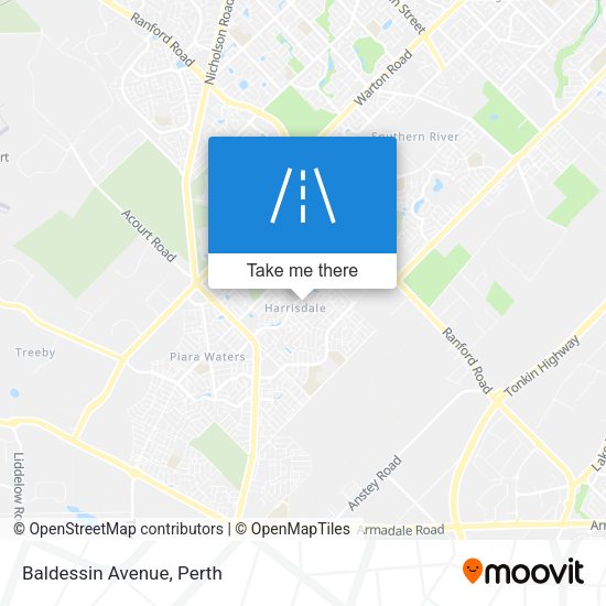 Baldessin Avenue map