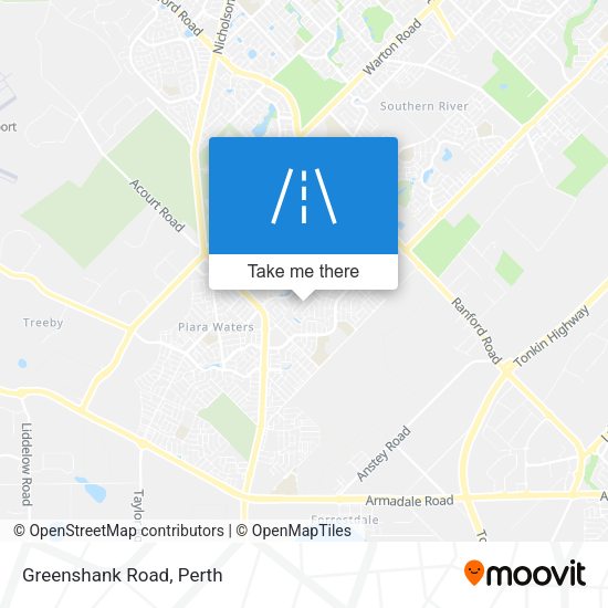 Greenshank Road map