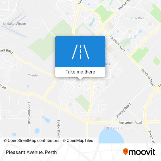 Pleasant Avenue map