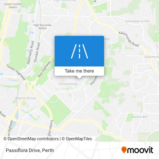 Passiflora Drive map