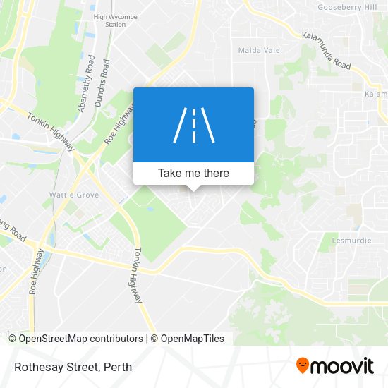 Rothesay Street map