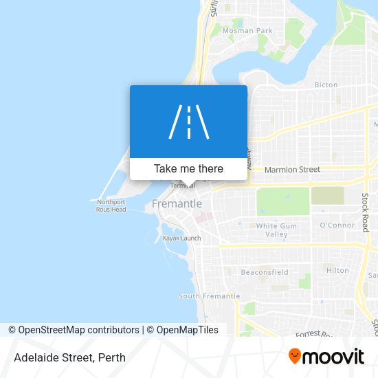 Adelaide Street map