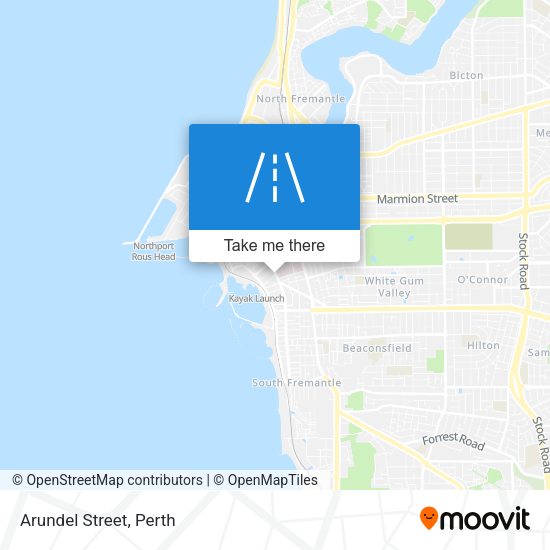 Arundel Street map