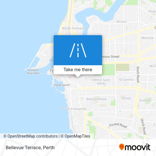 Bellevue Terrace map