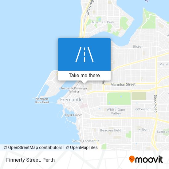 Finnerty Street map