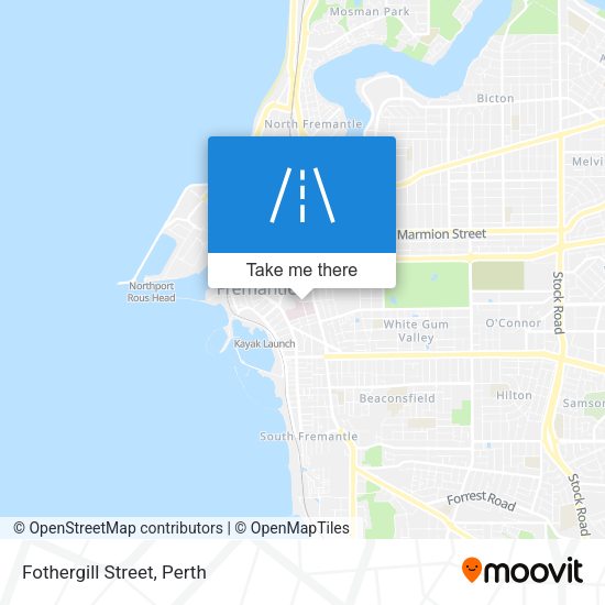 Fothergill Street map