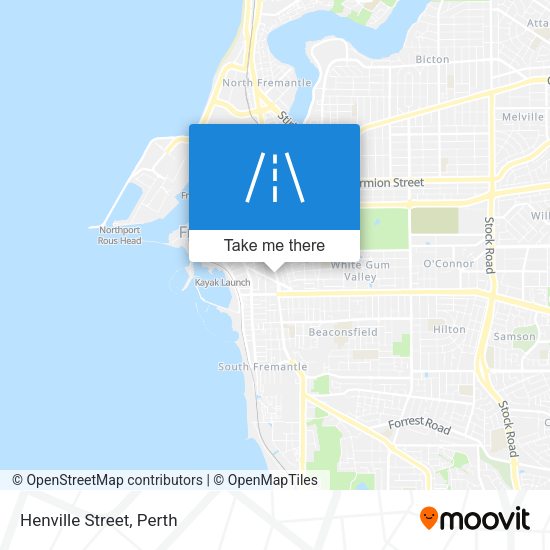 Henville Street map