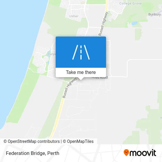 Mapa Federation Bridge