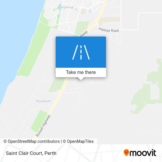 Saint Clair Court map