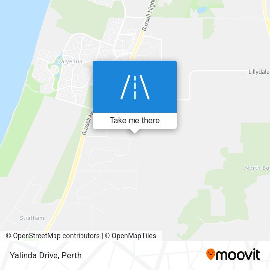 Yalinda Drive map