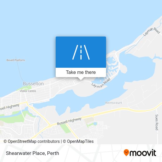 Shearwater Place map