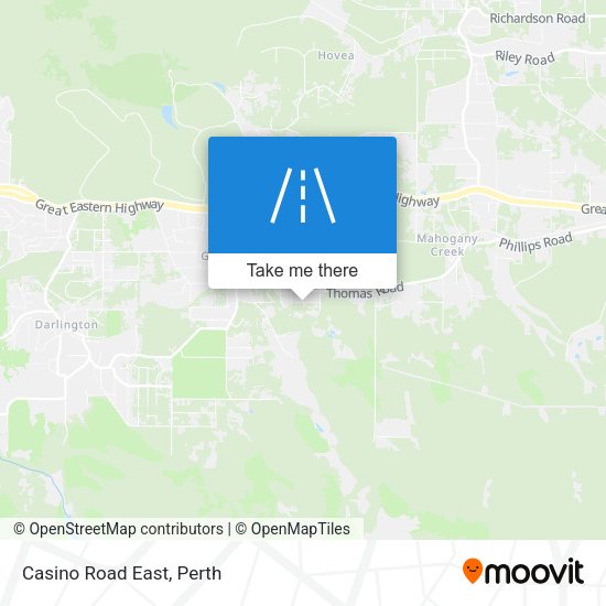 Casino Road East map