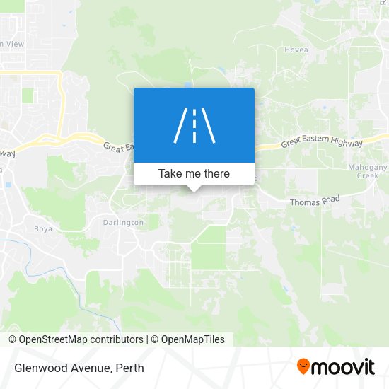 Glenwood Avenue map