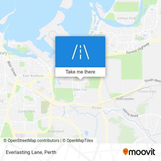 Mapa Everlasting Lane