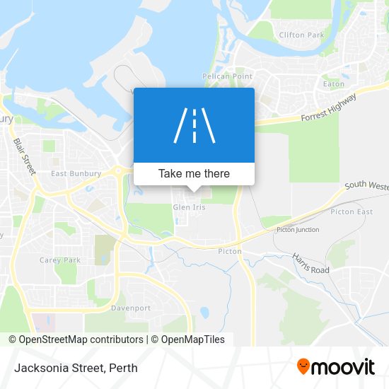Jacksonia Street map