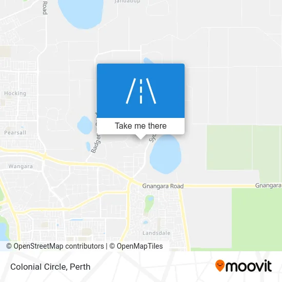 Mapa Colonial Circle