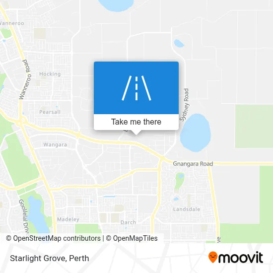 Mapa Starlight Grove