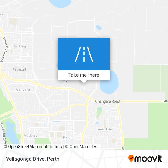 Yellagonga Drive map
