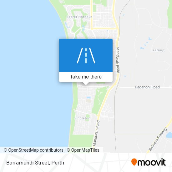 Barramundi Street map