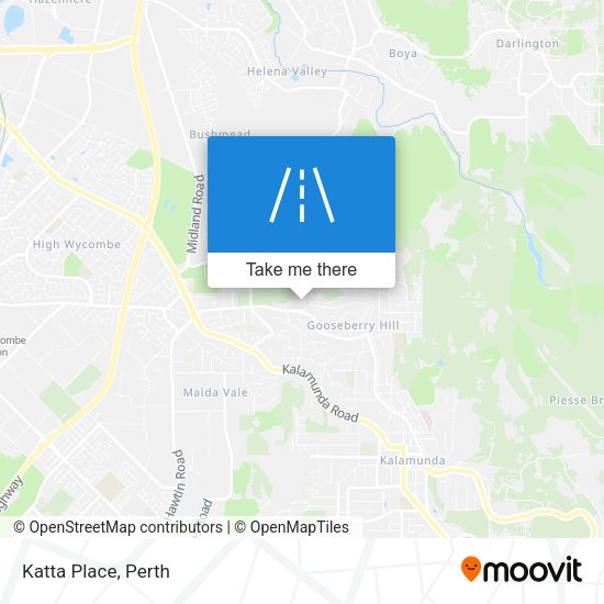 Katta Place map