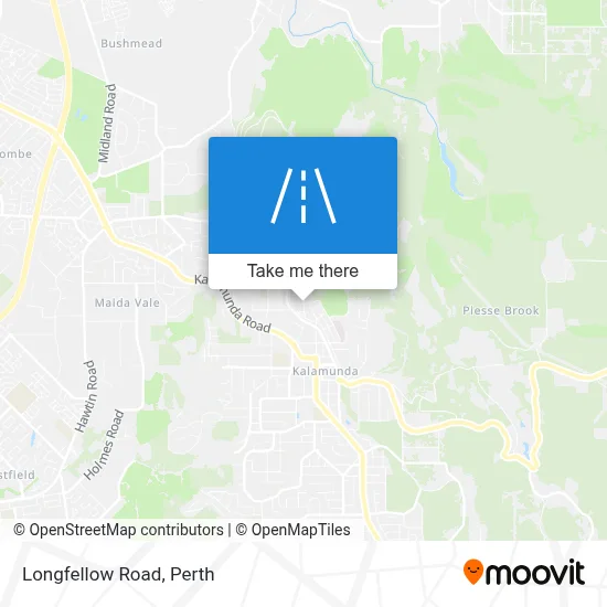 Mapa Longfellow Road