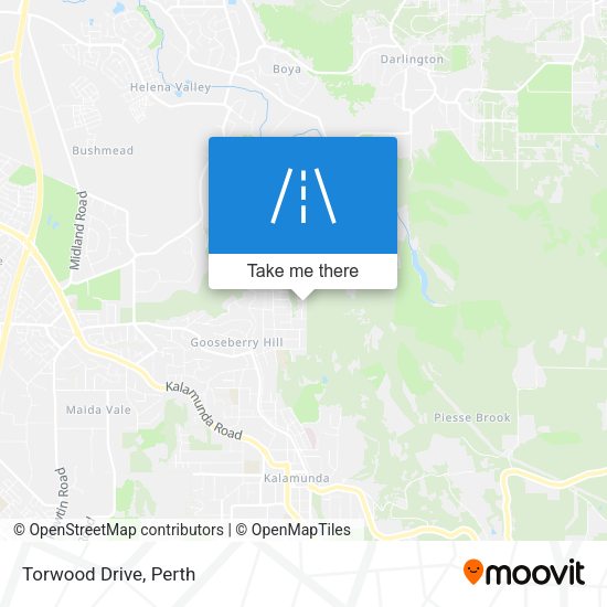 Torwood Drive map