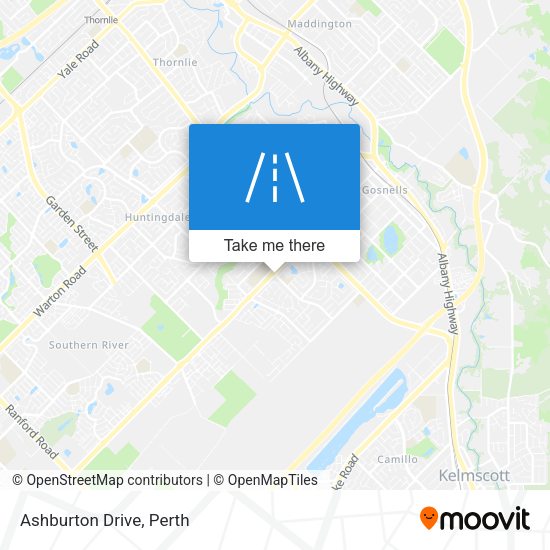Ashburton Drive map