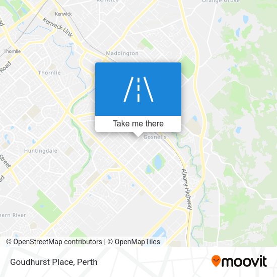 Goudhurst Place map