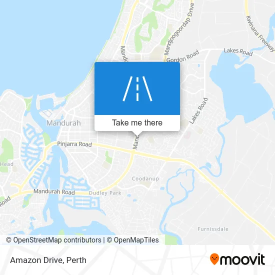 Mapa Amazon Drive