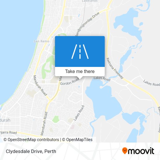 Clydesdale Drive map