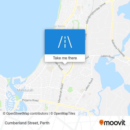 Cumberland Street map